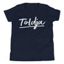 Girls Script Toldja T-Shirt (wht)