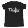 Girls Script Toldja T-Shirt (wht)