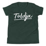 Girls Script Toldja T-Shirt (wht)