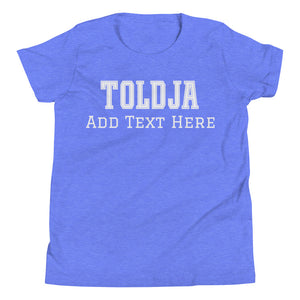 Girls Varsity Customizable T-Shirt
