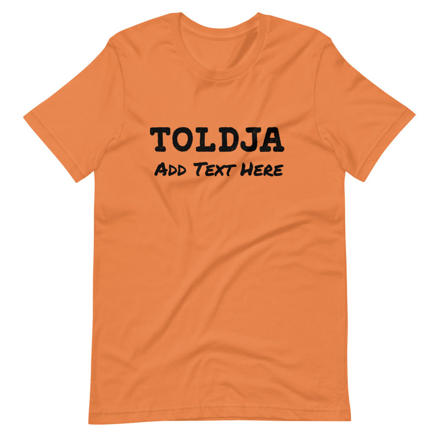 Typewriter Customizable Toldja T-Shirt - Women