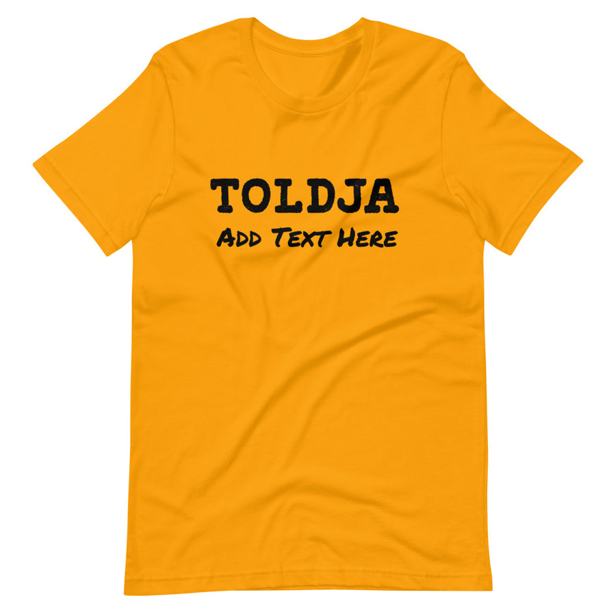 Typewriter Customizable Toldja T-Shirt - Women