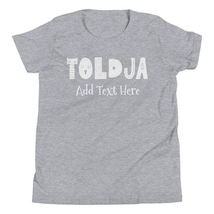 Girls Happy Customizable Toldja T-Shirt