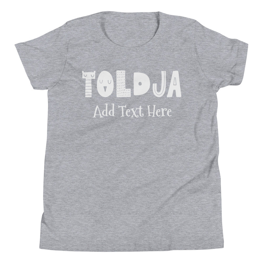 Girls Happy Customizable Toldja T-Shirt